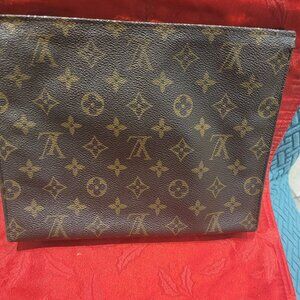 Louis Vuitton Monogram Large Pouch/Bag/Clutch  10 X 8 X 2.5